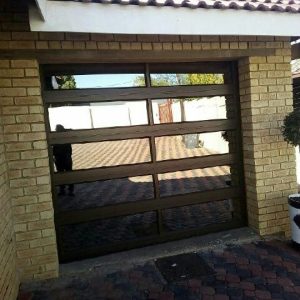 Single Garage door with motor