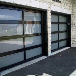 Single Garage door with motor